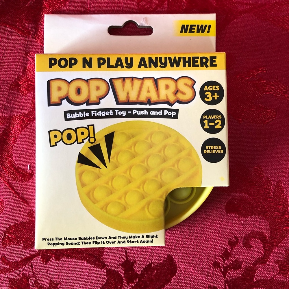 ☀️3/$10 Yellow Pop Wars game and stress reliever (see description)
